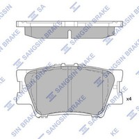 Bremsbelagsatz Scheibenbremse Hinterachse FüR Toyota RAV 4 III IV Camry