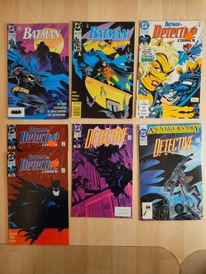 Batman #465, 1991 DC Comics plus Lot (7 Comics, Detective Comics)
