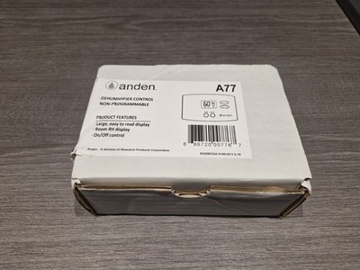 Anden A77 Dehumidifier Control