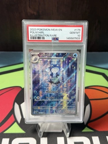 Pokemon 2023 Poliwhirl 176/165 IR Scarlet & Violet 151 GEM MINT PSA 10