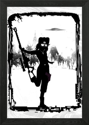 Monsters Control 4 gerahmte Wandbilder Poster Leinwanddruck Bild
