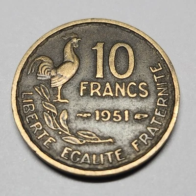 10 francs Guiraud 1951 ( 123 @ 2026 ) - Photo 1/2