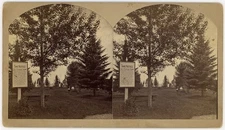 CANADA SV - Ontario - Bowmanville Cemetery - Harry C Tait 1880s RARE!