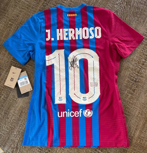 Jenni Hermoso Barcelona signed soccer jersey Autographed DROB COA AUTO WOSO