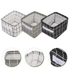 3 Pcs Basket for Storage Foldable Stationery Small Organizer Bins