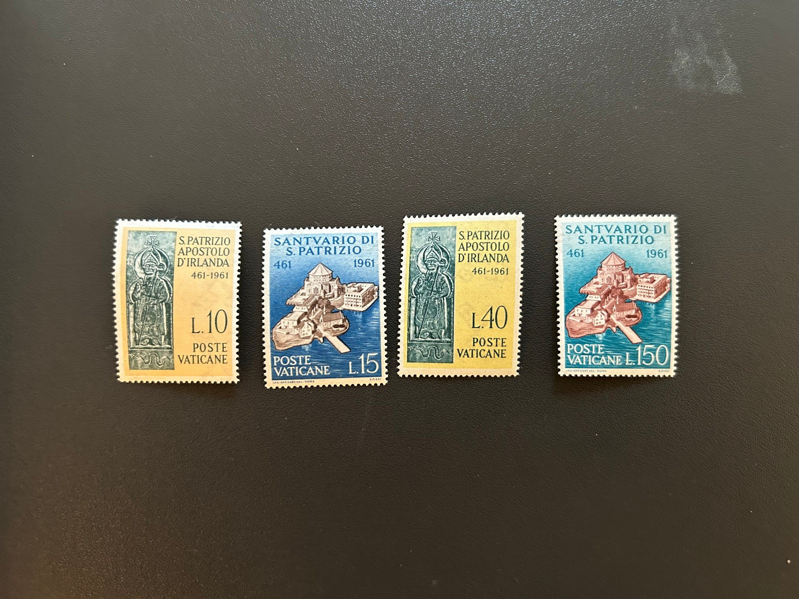 Vatikanstaat Heiliger St. Patrick 4 Werte kpl. 1961 postfrisch