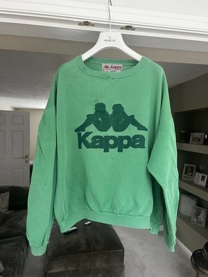 Vintage 1980 s Sweatshirt Kappa official track team made in Italy XL 27 PTP boxy