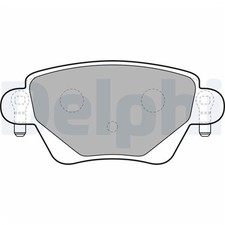 Delphi Bremsbel&auml;ge hinten f&uuml;r Ford Mondeo Jaguar X-Type Renault Kangoo