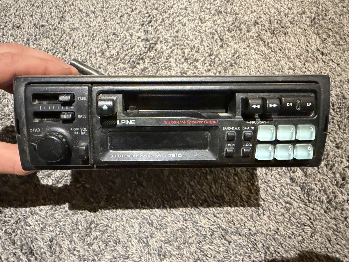 Alpine 7510 Detachable Car Stereo Face Plate for sale online | eBay