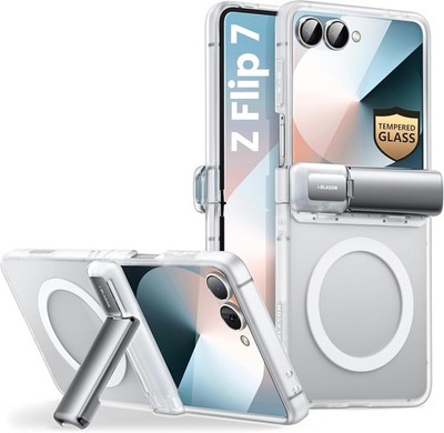i-Blason Builtin 9H Screen Protector Case Foldable Stand Cover For Galaxy ZFlip7