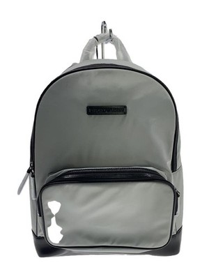 EMPORIO ARMANI Y4O315 Backpack Rucksack Nylon Grey Used