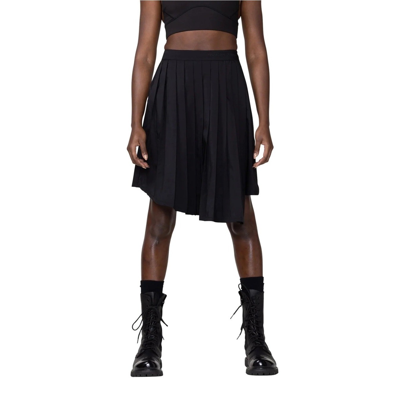 NWT Honor the Gift Asymmetric Pleated Midi Skirt Size M (Style:WHTG230163)