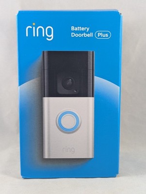 Ring Battery Doorbell Plus Brand New Sealed Satin