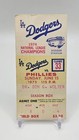 1975 DODGERS vs Phillies Ticket Stub Cash 12 Career HR Luzinski 70 HR — photo 1