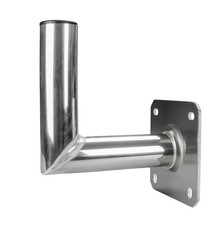 Halterung ALU SAT für Satellitenschüssel Wandabstand 20-40 cm inkl. Mastkappe