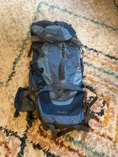 high sierra 40 hiking backpack light blue