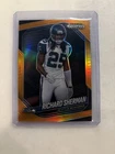 2025 Panini Prizm Black Football Orange Richard Sherman #136