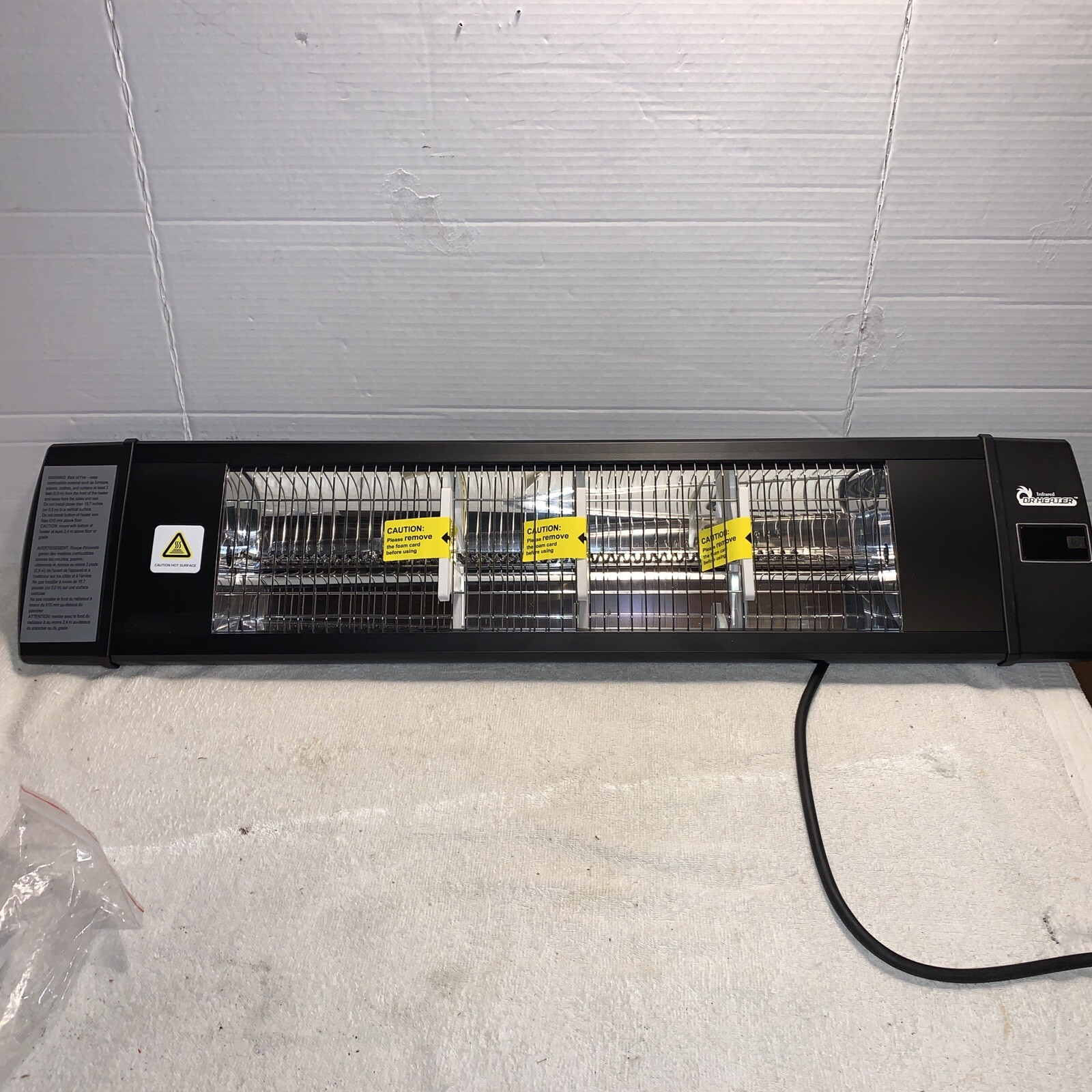 Dr. Heater DR-238 1500W Carbon Infrared Heater | eBay