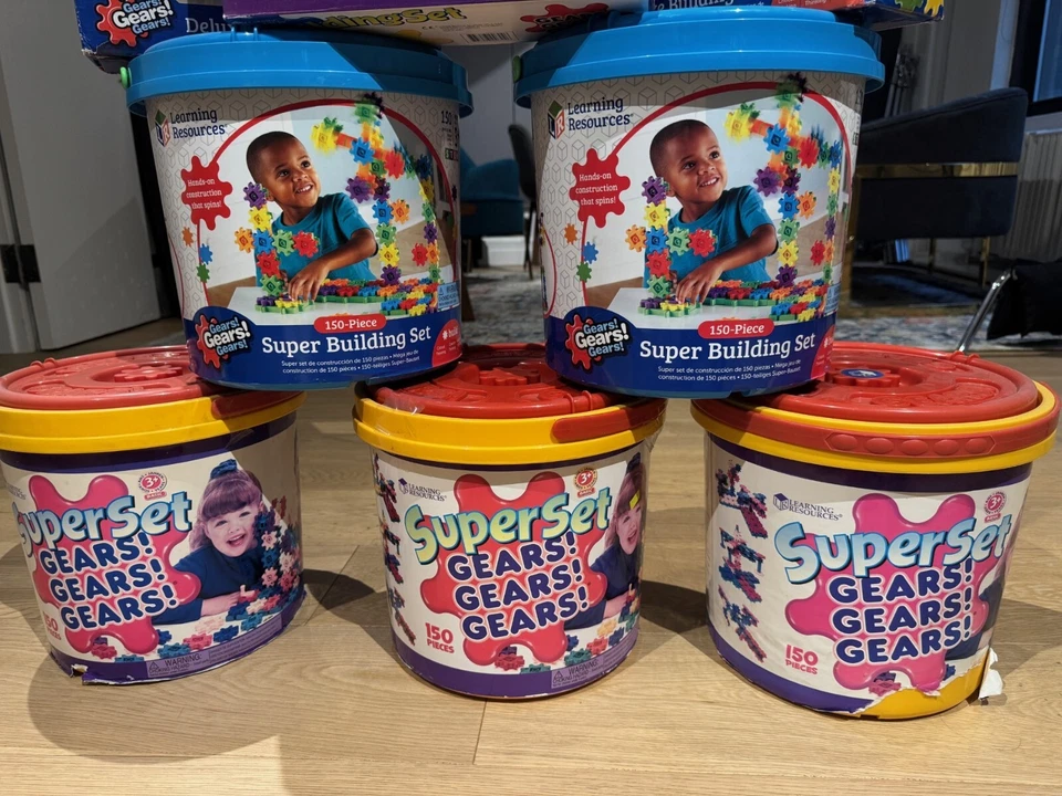 GIGANTE ¡Lote de engranajes! Engranajes! Engranajes! Cerca de 1.500 piezas - 5 Super Sets+ Foto 3 de 4