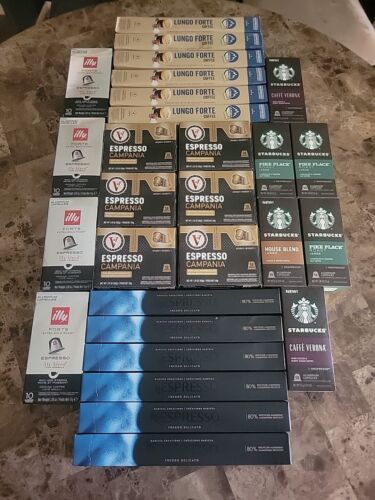 Huge Mixed Lot Of 280 Nespresso Original Line Capsules/Pods.  - Picture 1 of 17