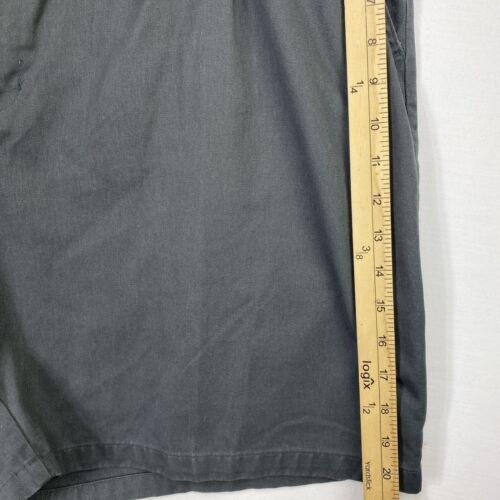 Puritan Shorts Mens Size 42 Gray Chino Shorts Pleated - Picture 4 of 8