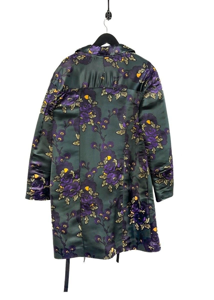 【関税＆送料込み】Marni Green Single-Breasted Jacket With Green Zip Shearling Jacket by Marni on Sale