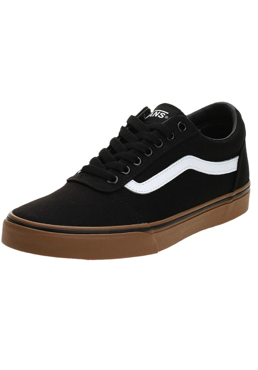 Vans ward canvas black clearance gum