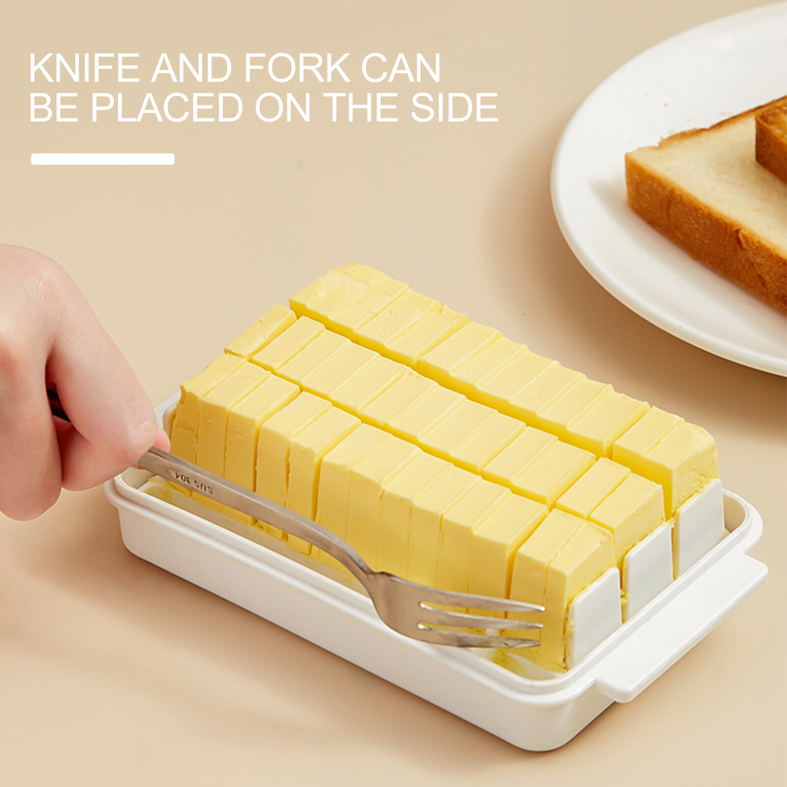 Butter Dish Butter Airtight Preservation Container Box Butter Slicer