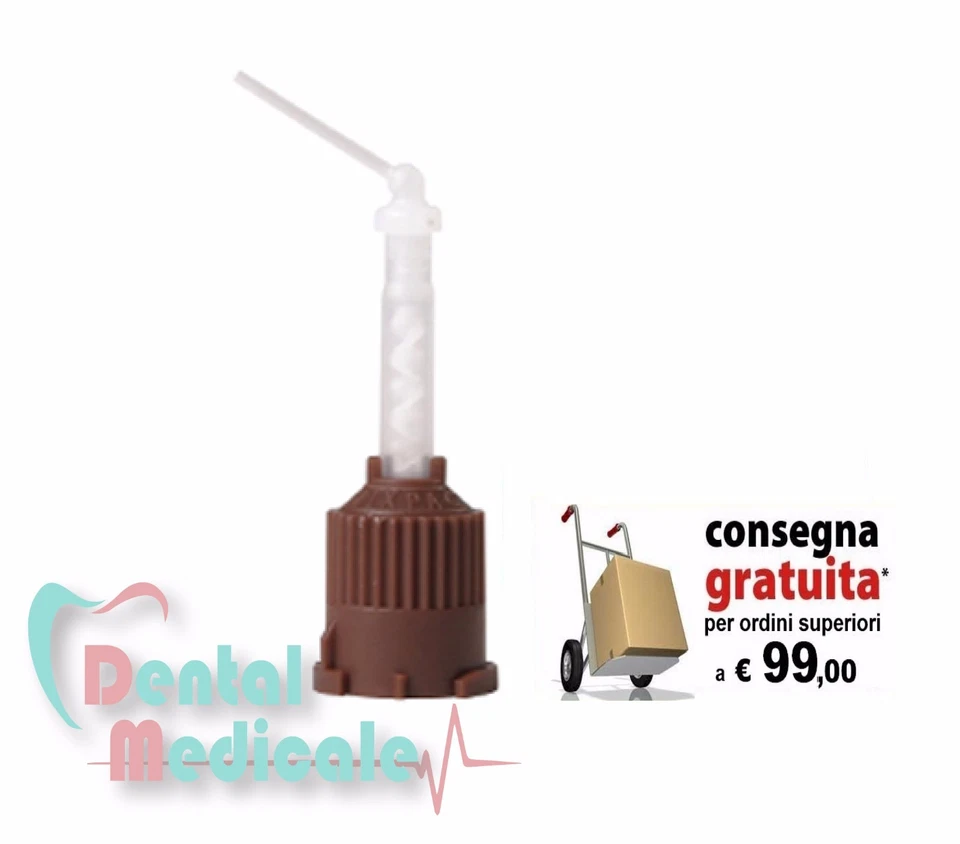 DENTALINE x 100 (50 PUNTALI AUTOMISCELANTI PER CEMENTO DENTALE + 50 TERMINALI INTRAORALI)
