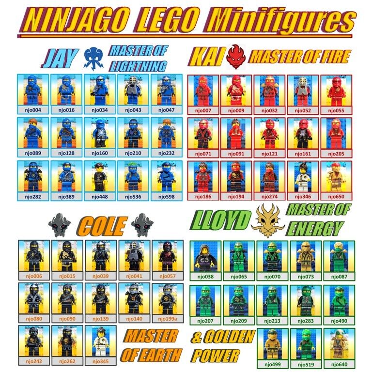 ✨Kate's Figs: LEGO - NINJAGO Heroes & Allies - Great Condition 🥷