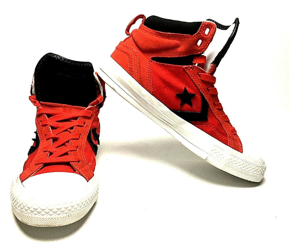 Converse All Star Hi-Top Canvas/Suede Shoe Men's Size 5.5 / Women's 7.5  (M-255) - Image 2 of 4