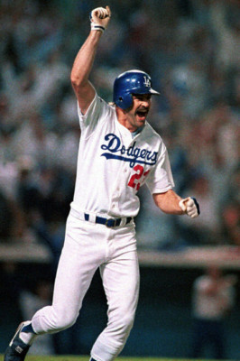 1988 Los Angeles Dodgers KIRK GIBSON World Series 4x6 Photo