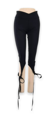 Queenie Ke & Athletic Women Black Active Pants Size XL Zippered Pocket Stretch