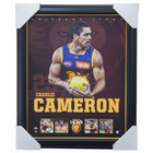 Charlie Cameron Brisbane Lions F.C. Official AFL Licensed Print Framed NEW