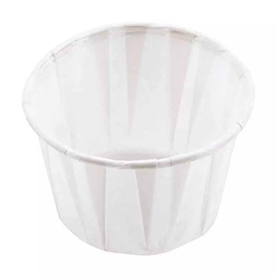 1oz Paper Ramekins Pot Compostable Paper Souffle Cup Portion Waxed Pack of 500