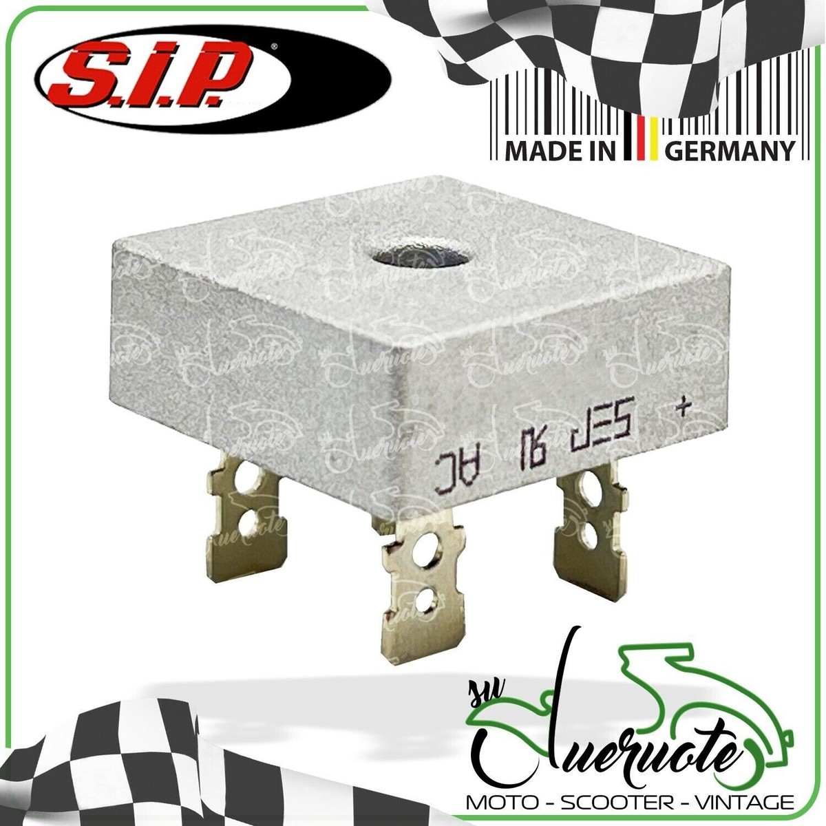 Raddrizzatore Regolatore Di Tensione 6V Per Vespa - Ricambio 4 Fili In Alluminio - Foto 7