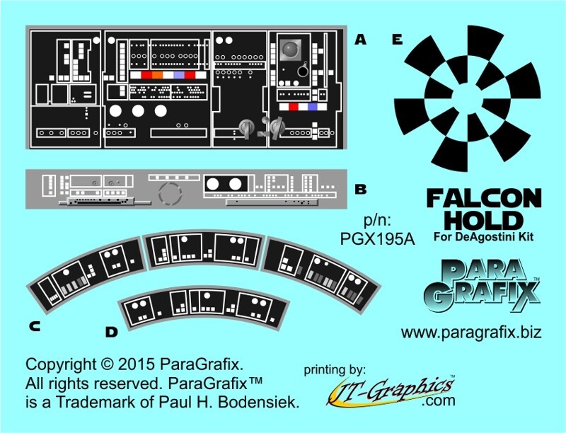 Falcon Gun Ports DeAgostini用 PGX198 Falcon Gun Ports DeAgostini用 PGX198 Paragrafix DeAgostini