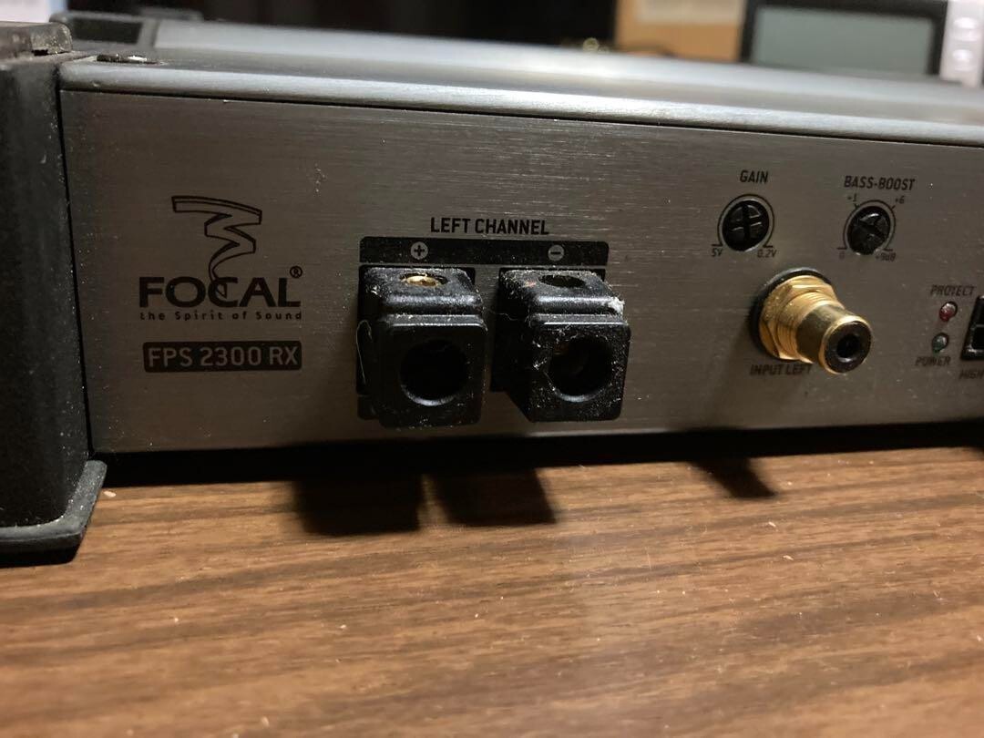 フォーカルfocal fps2300rx Focal FPS 2300RX 2-Channel 750W RMS Audiophile Car Amplifier High