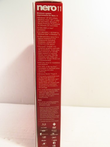 NERO 11 360° Experience for Your Photos, Music & Video for Windows, NEW SEALED - Picture 4 of 5