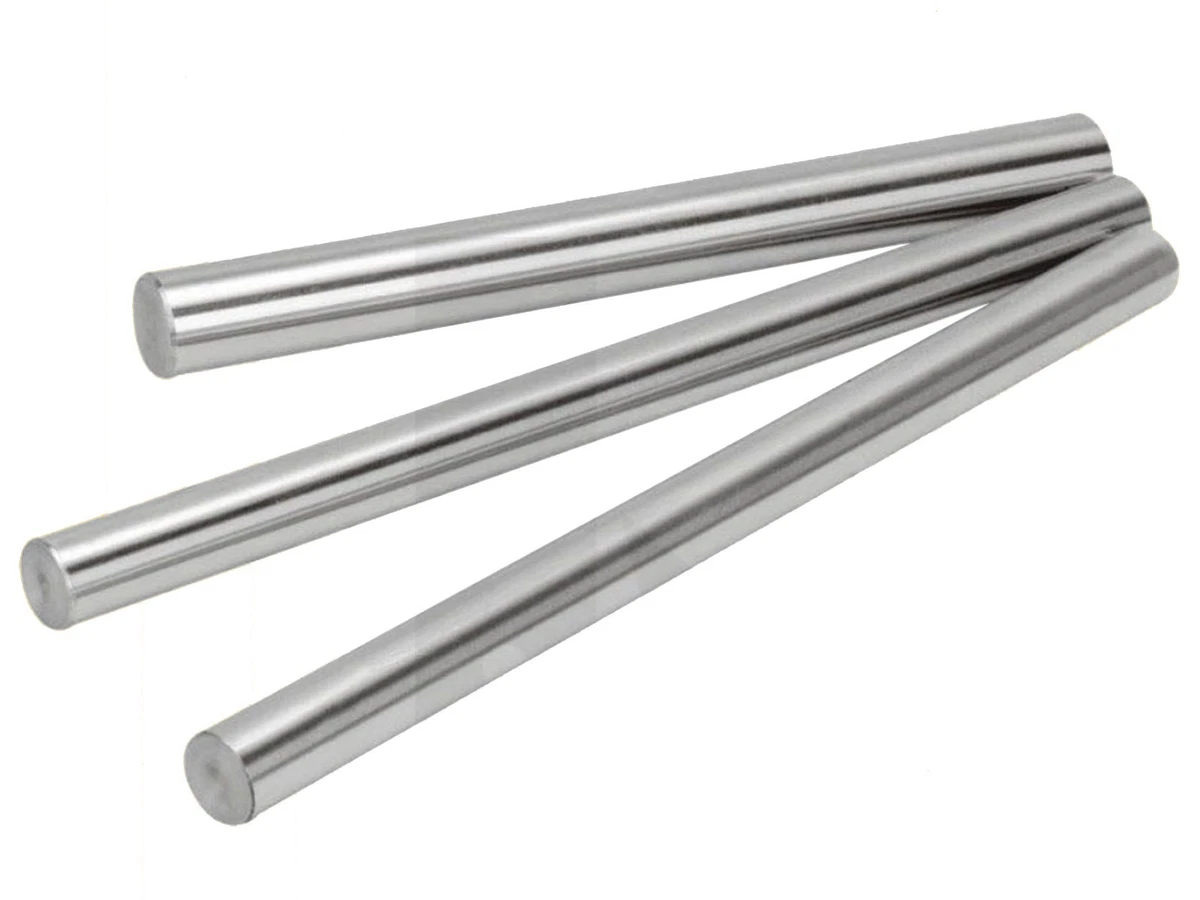Produktbild von Präzisionswelle 25 Mm H6 – Geschliffen, Gehärtet, 200 Mm Länge – Mit M12x30 Gewindebohrungen – HRC62, GCr15 Stahl