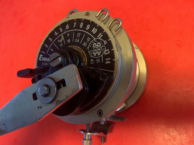 VERY RARE EVEROL 9/0 SIZE LEVER DRAG TROLLING REEL MADE IN ITALY L
