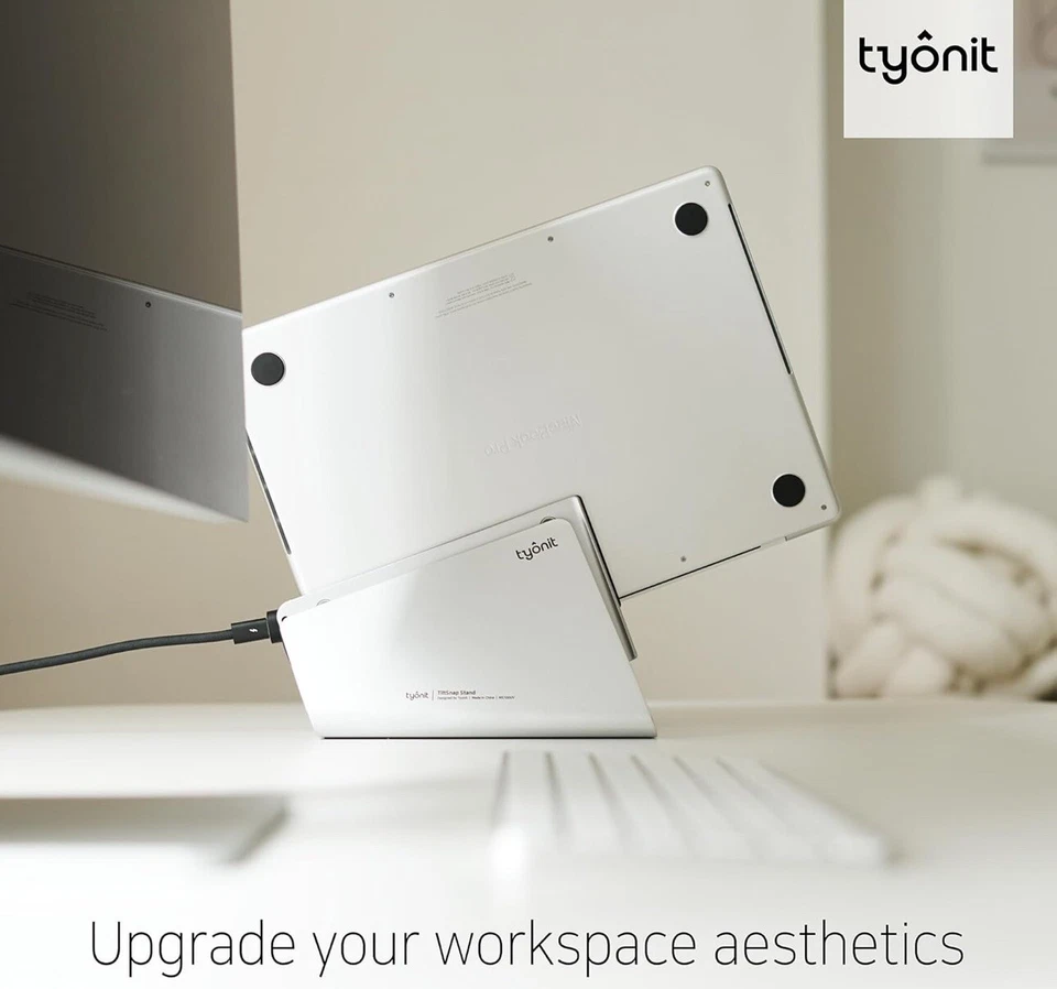 tyonit TiltSnap Vertical Laptop Stand for MacBook, USB-C  (Read Desc) Stand Only - Image 4 of 4