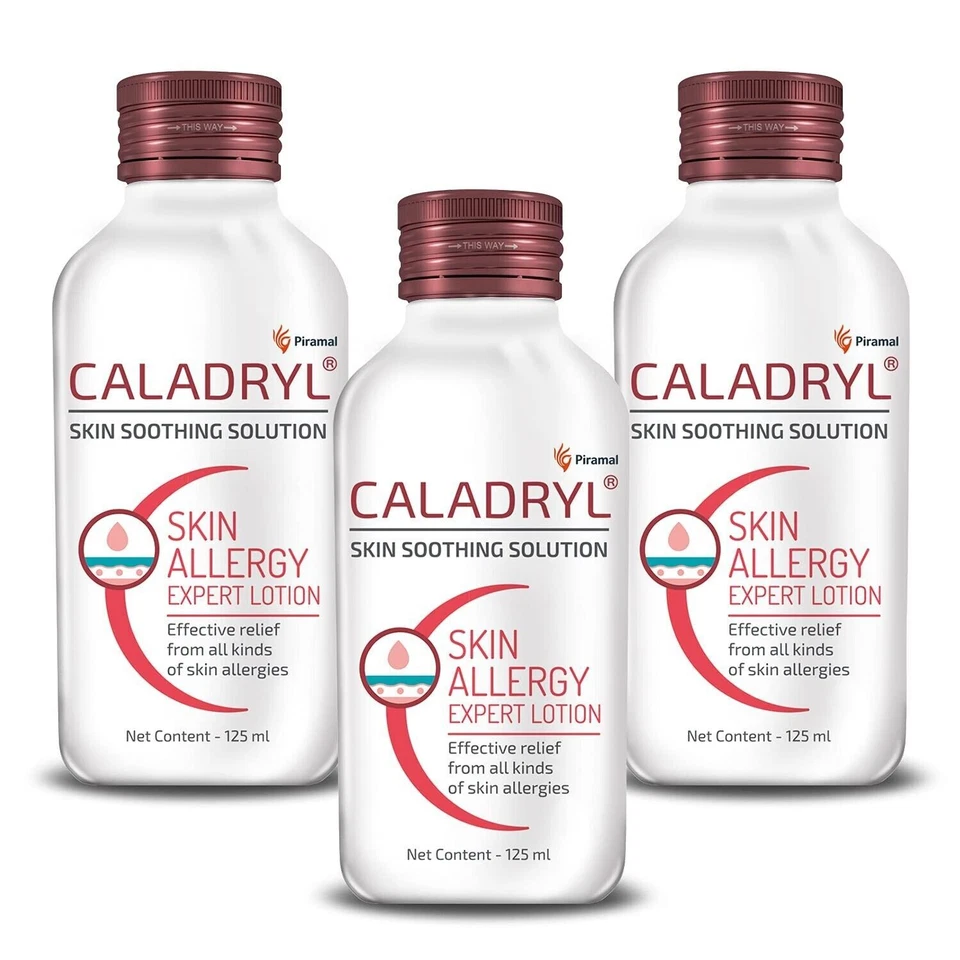 (Pack of 3) Caladryl Skin Allergy Expert Lotion (3 x 125 ml) For Skin Problems - Image 2 of 4