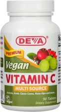 DEVA VEGAN VITAMIN C - MULTI SOURCE 90 Tablets 
