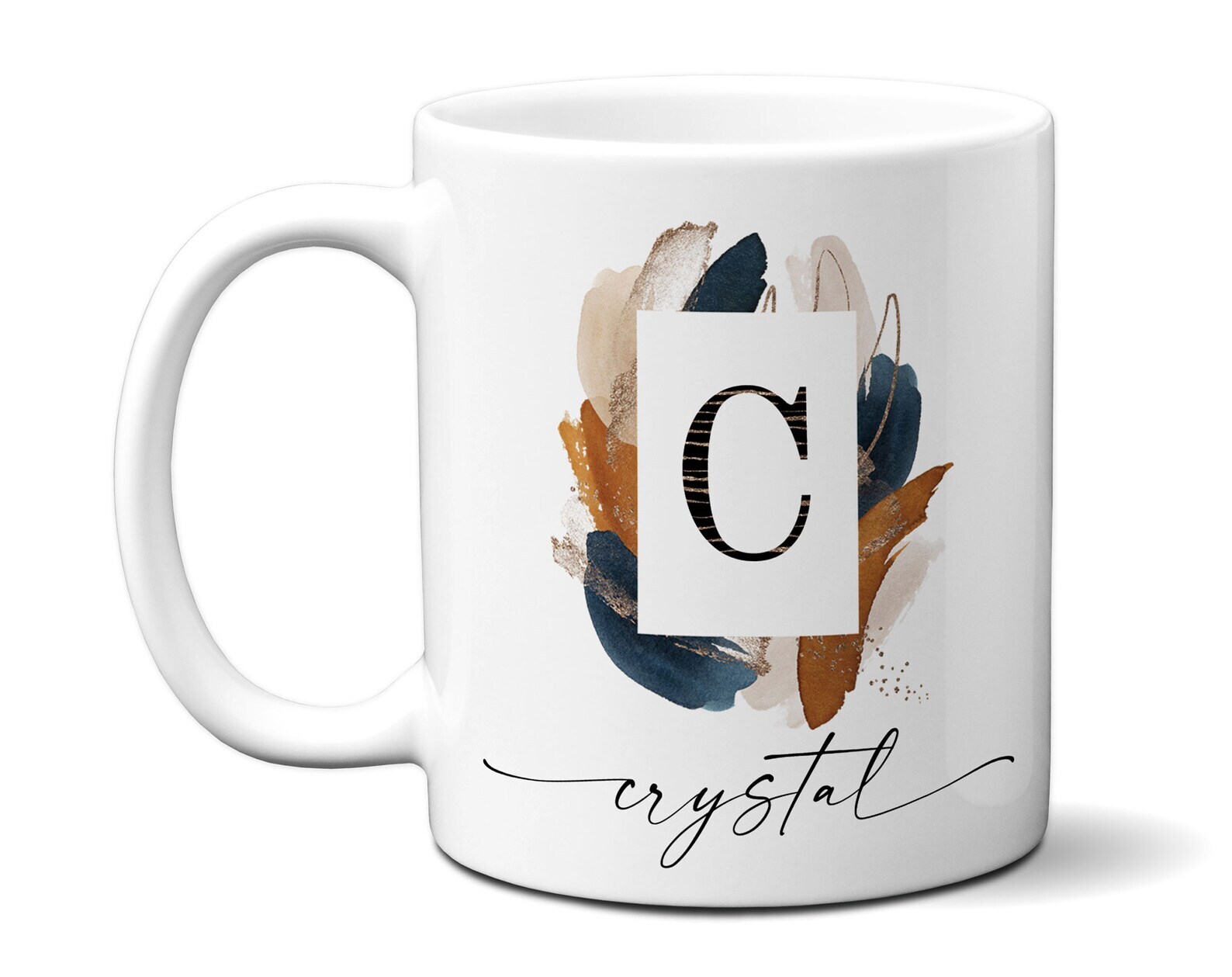 Custom Initial C Mug - Thoughtful Boss Gift for Female Employees