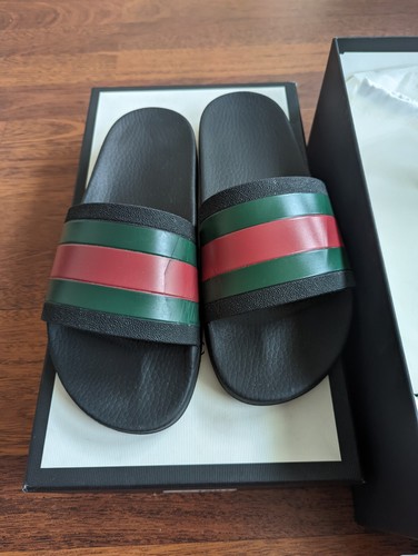 Gucci Pursuit 72 Sport Slide Mens Size 