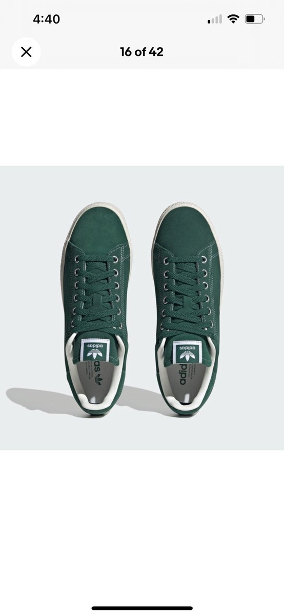 NWT Adidas Stan Smith CS Original Sneakers Suede Green White