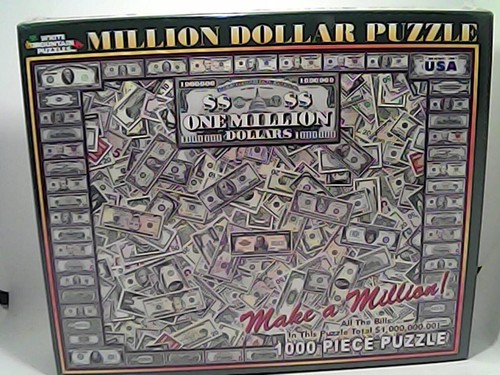 Puzzle 1000 Pièces White Mountain "Billets De Concert" - Art Musical, Avec Affiche - Fabriqué Aux USA