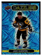 2021-22 Upper Deck - Silver Foil #DZ-36 Jake Guentzel Dazzlers Blue