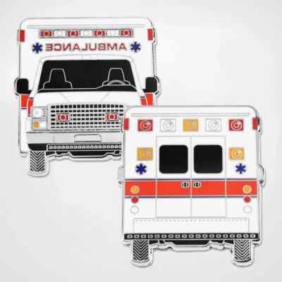 FIRE EMS EMERGENCY MEDICAL SERVICE PARAMEDIC AMBULANCE CHALLENGE COIN